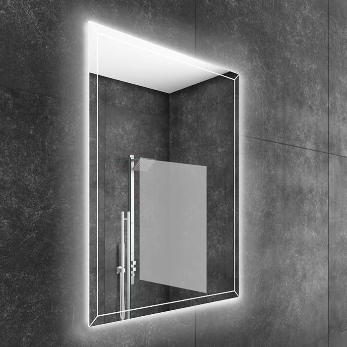 Premium Beveled Edge LED Ayna – Minimalist ve Şık Işıklı Duvar Aynası