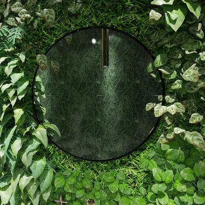 Modern Çerçeveli Yuvarlak Ayna – Minimalist Duvar Dekoru Banyo & Yatak Odası Aynası