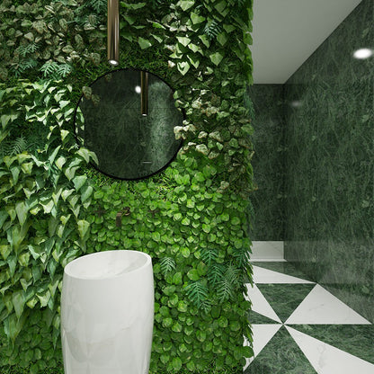 Modern Çerçeveli Yuvarlak Ayna – Minimalist Duvar Dekoru Banyo & Yatak Odası Aynası