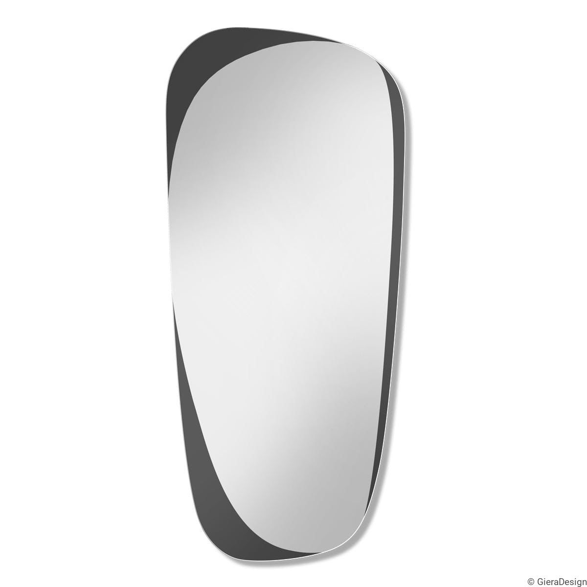 Modern Organik Form Dekoratif Duvar Aynası – Asimetrik Tasarım Banyo ve Salon Şekilli Ayna