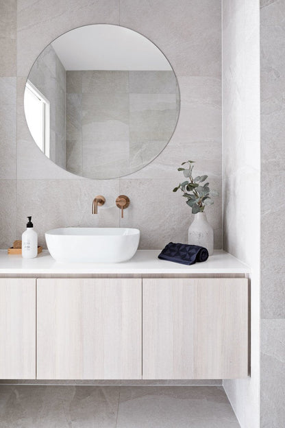Yuvarlak Banyo Aynası – Modern Çerçevesiz Duvar Aynası | Dekoratif Büyük Ayna Modeli