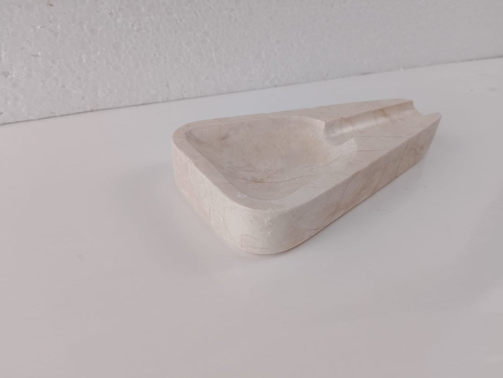 Doğal Mermer Puro Küllüğü – El Yapımı Lüks Mermer Ashtray