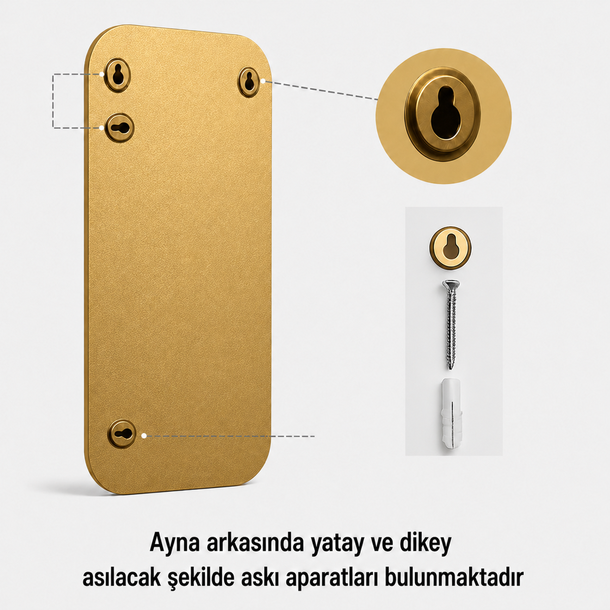 Modern Oval Boy Aynası 40x120 cm – Minimalist Çerçeveli Dekoratif Duvar Aynası 2026 Trend