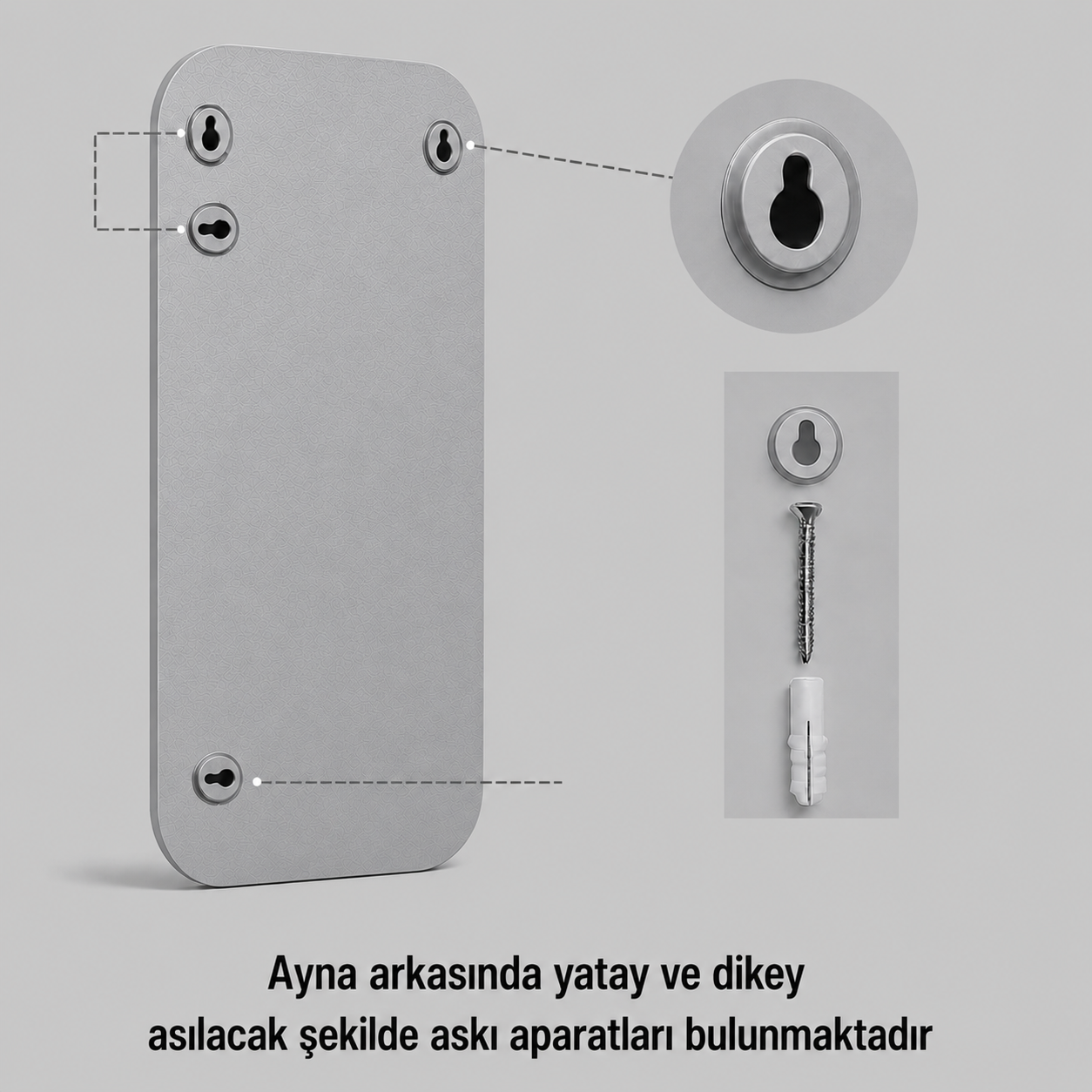 Modern Oval Boy Aynası 40x120 cm – Minimalist Çerçeveli Dekoratif Duvar Aynası 2026 Trend