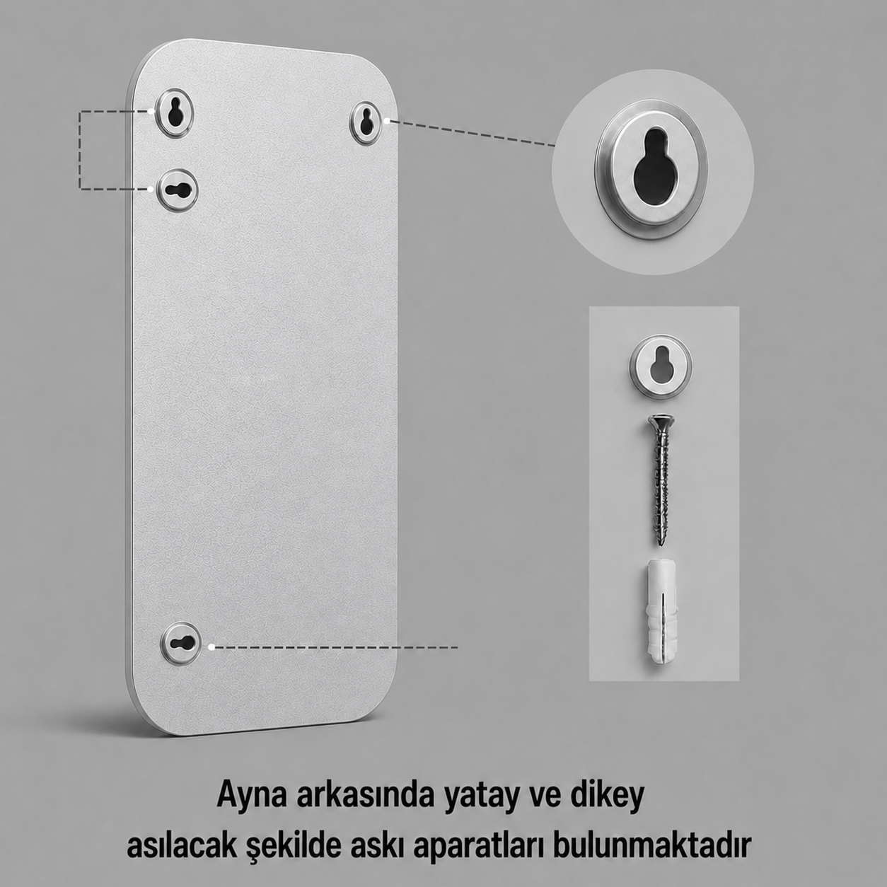 Modern Oval Boy Aynası 40x120 cm – Minimalist Çerçeveli Dekoratif Duvar Aynası 2026 Trend