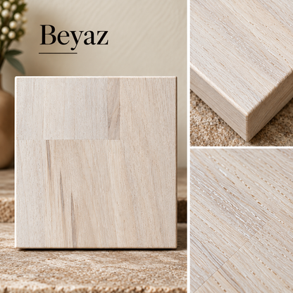 Ahşap Duvar Apliği - El Yapımı Modern LED Duvar Lambası, Yukarı Aşağı Işık Veren Minimalist Ahşap Aydınlatma, Salon, Yatak Odası ve Koridor İçin Dekoratif Aplik
