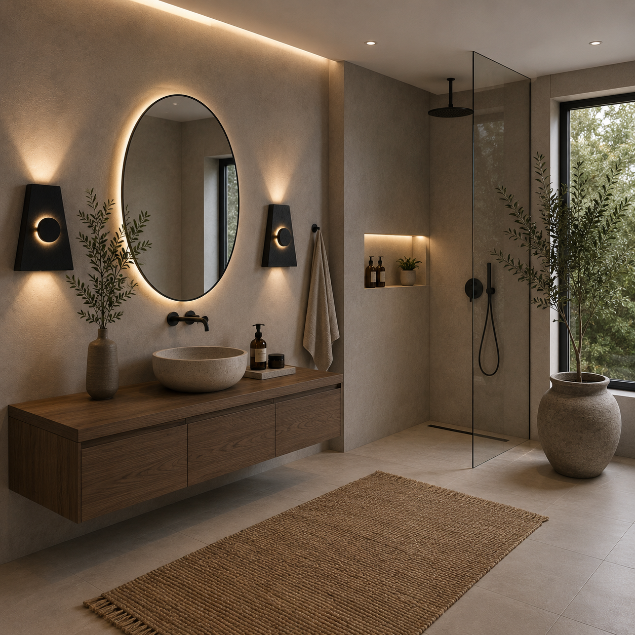 Ahşap Duvar Apliği - El Yapımı Modern LED Duvar Lambası, Yukarı Aşağı Işık Veren Minimalist Ahşap Aydınlatma, Salon, Yatak Odası ve Koridor İçin Dekoratif Aplik