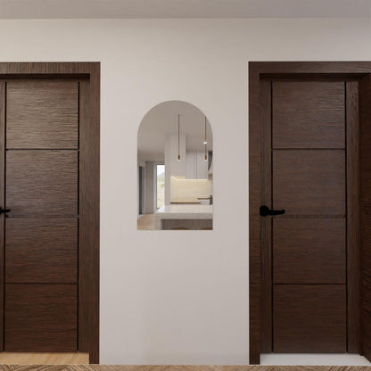 Modern LED Işıklı Kemer Banyo Aynası – Arkadan Aydınlatmalı Arch Ayna, Minimalist ve Şık Banyo Dekoru