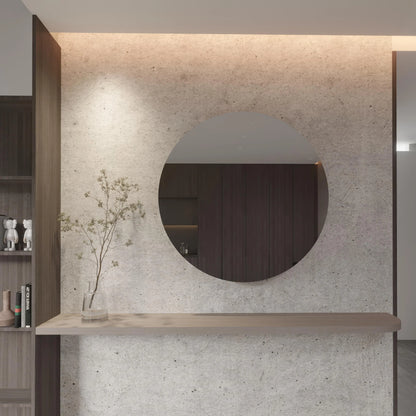 Yuvarlak Banyo Aynası – Modern Çerçevesiz Duvar Aynası | Dekoratif Büyük Ayna Modeli