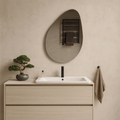 Asimetrik Ayna – Modern Organik Tasarım Banyo Aynası