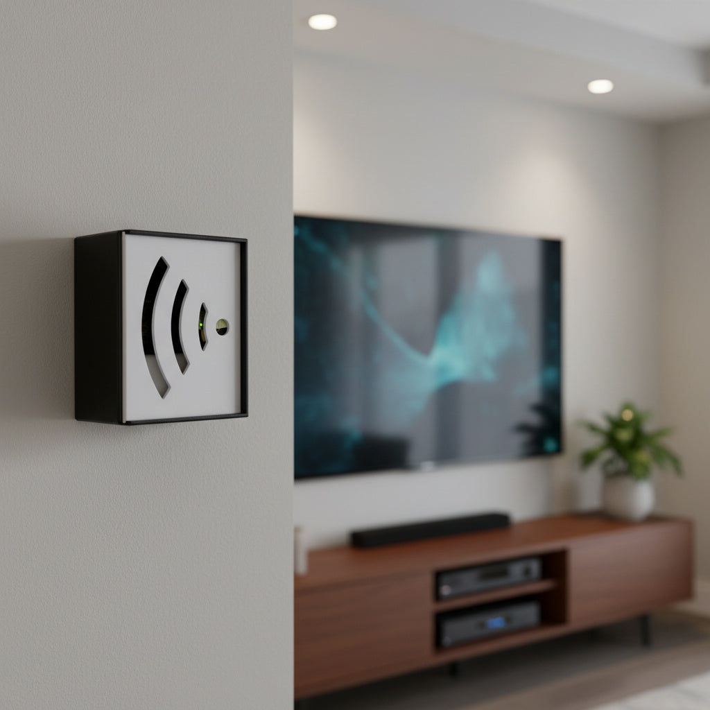 Ahşap WiFi Modem Kutusu – Duvar Tipi Kablo Gizleyici &amp; Router Saklama Kutusu – Dekoratif Modem Koruma Kabini