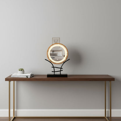 LED Işıklı Makyaj Aynası Masa Üstü, Ayarlanabilir Aydınlatmalı Modern Makyaj Aynası