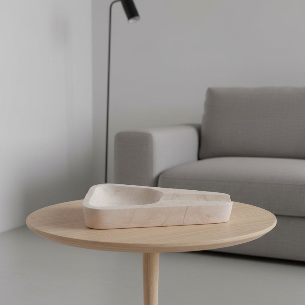 Doğal Mermer Puro Küllüğü – El Yapımı Lüks Mermer Ashtray