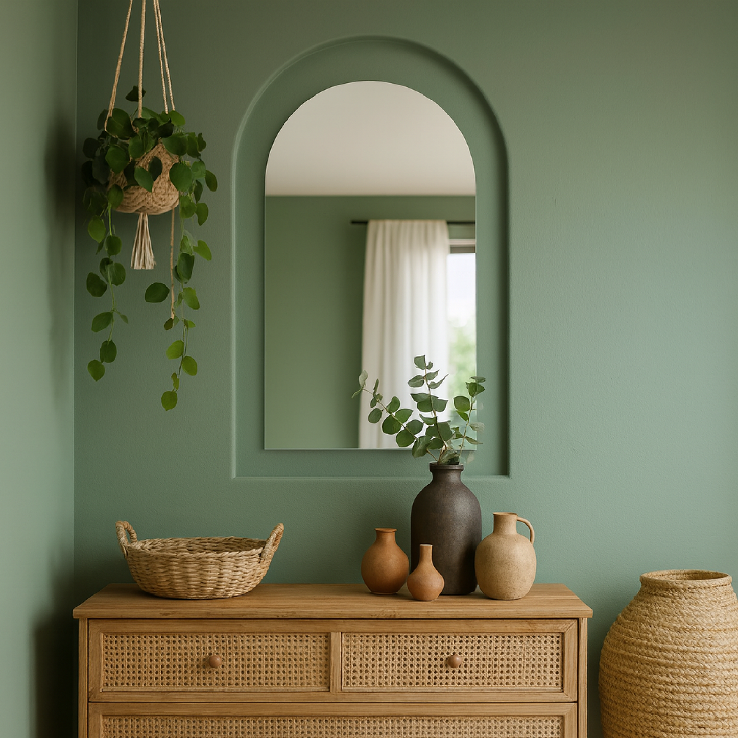 Modern LED Işıklı Kemer Banyo Aynası – Arkadan Aydınlatmalı Arch Ayna, Minimalist ve Şık Banyo Dekoru