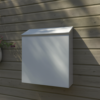 Modern Metal Posta Kutusu ve Dış Kapı Numara Tabelası – 30×33×10 cm | Su Geçirmez, Dayanıklı, Renk Seçenekli