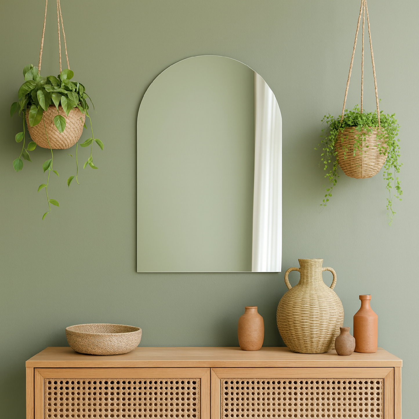 Modern LED Işıklı Kemer Banyo Aynası – Arkadan Aydınlatmalı Arch Ayna, Minimalist ve Şık Banyo Dekoru