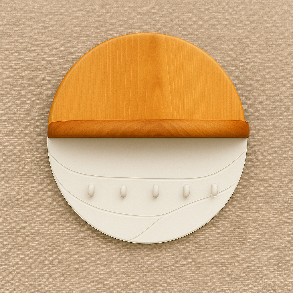 Ahşap Duvar Anahtarlık & Raflı Anahtar Askısı – Dekoratif Yuvarlak Ahşap Keyholder – Özel Ölçü Üretim