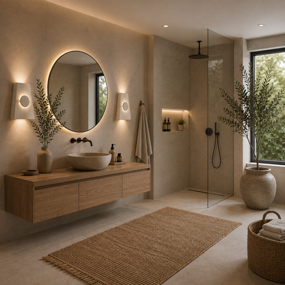 Ahşap Duvar Apliği - El Yapımı Modern LED Duvar Lambası, Yukarı Aşağı Işık Veren Minimalist Ahşap Aydınlatma, Salon, Yatak Odası ve Koridor İçin Dekoratif Aplik