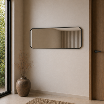 Modern Banyo Aynası 120x40 cm – Minimalist Dekoratif Duvar Aynası Modelleri
