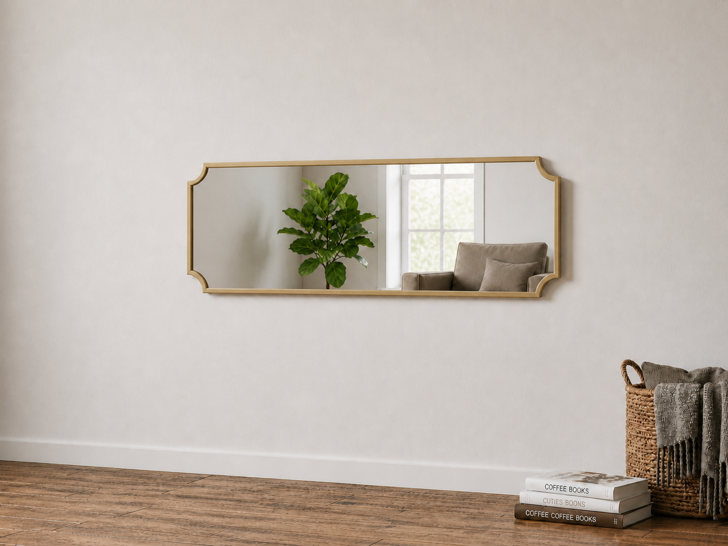 Modern Boy Aynası 40x120 cm – Minimalist Çerçeveli Dekoratif Duvar Aynası 2026 Trend