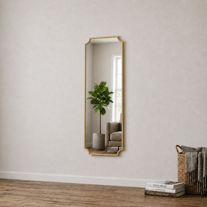 Modern Boy Aynası 40x120 cm – Minimalist Çerçeveli Dekoratif Duvar Aynası 2026 Trend
