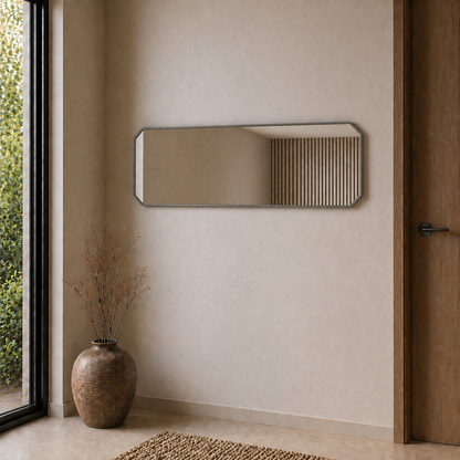 Modern Banyo Aynası 120x40 cm – Minimalist Dekoratif Duvar Aynası Modelleri
