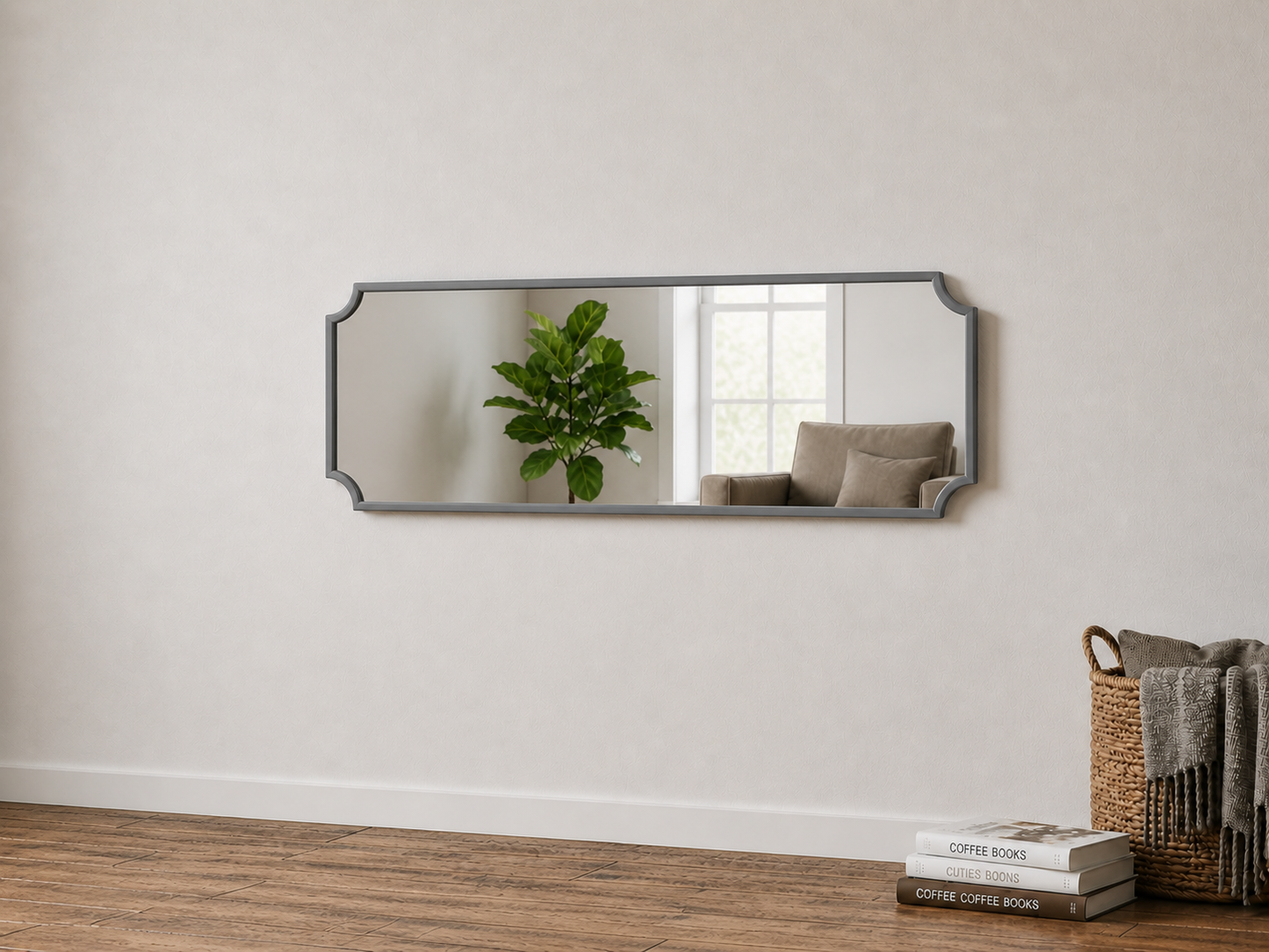 Modern Boy Aynası 40x120 cm – Minimalist Çerçeveli Dekoratif Duvar Aynası 2026 Trend