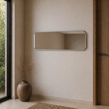 Modern Banyo Aynası 120x40 cm – Minimalist Dekoratif Duvar Aynası Modelleri