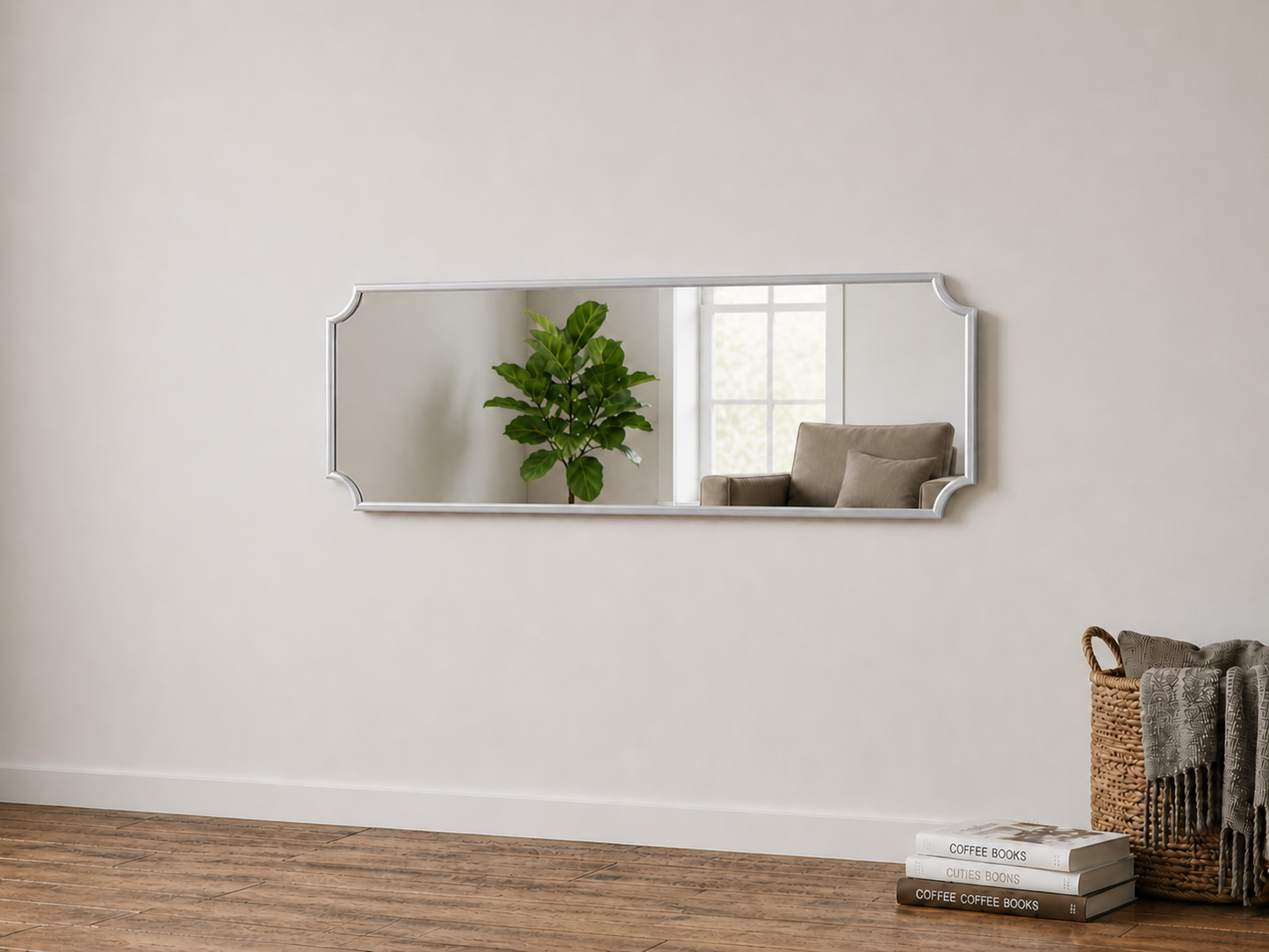 Modern Boy Aynası 40x120 cm – Minimalist Çerçeveli Dekoratif Duvar Aynası 2026 Trend