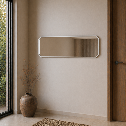 Modern Banyo Aynası 120x40 cm – Minimalist Dekoratif Duvar Aynası Modelleri